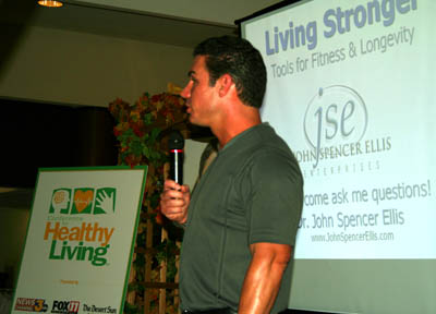 John Speaking on fitness and health