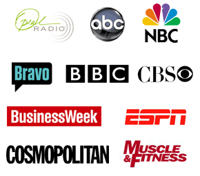 John has been featured on Oprah radio, ABC, NBC, Bravo, CBS, ESPN, Muscle and Fitness, and more.