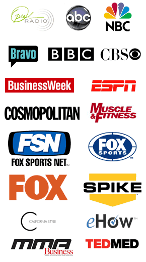 John has been featured on Oprah radio, ABC, NBC, Bravo, CBS, ESPN, Fox, Muscle and Fitness, and more.
