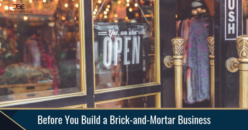 Some people have a dream of building a brick-and-mortar business in their local town to serve the community. At first, it seems like a great idea.