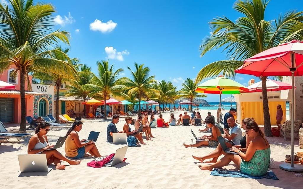 Digital Nomad in Playa del Carmen