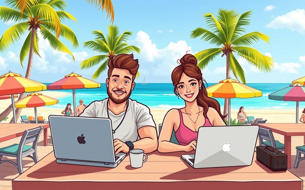 Digital Nomad Couple