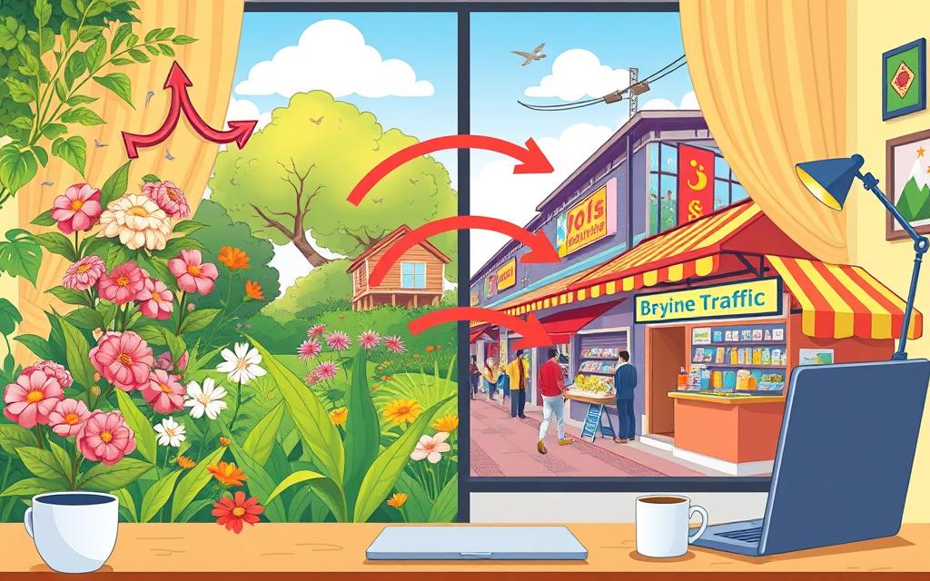 Organic and paid traffic for home-based businesses