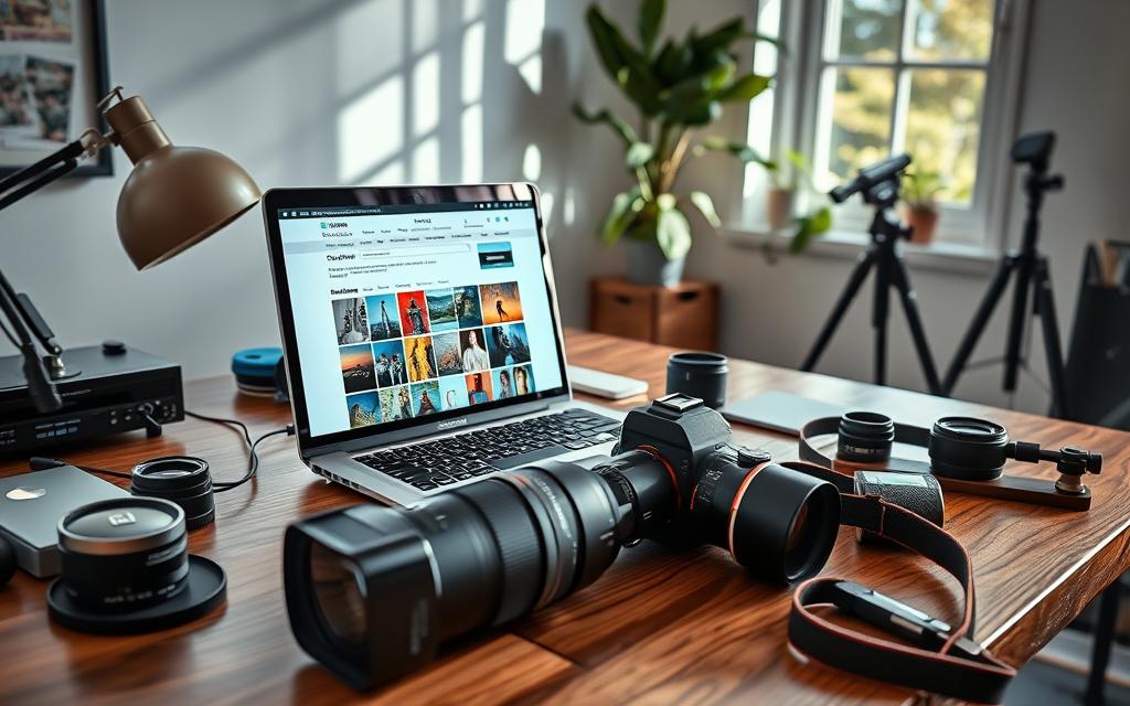 Selling photos online