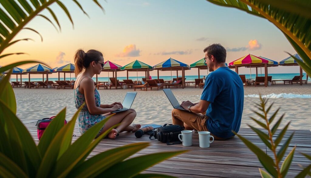 digital nomad couples