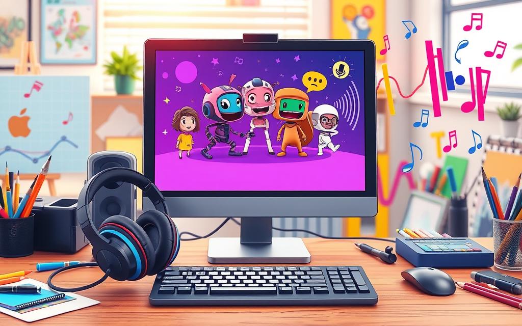 incorporating voiceovers in ai cartoon videos
