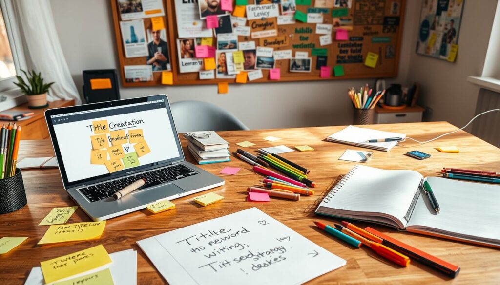 title creation and keyword strategy