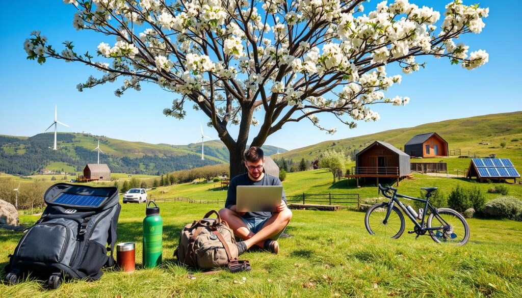 Sustainable travel for nomads