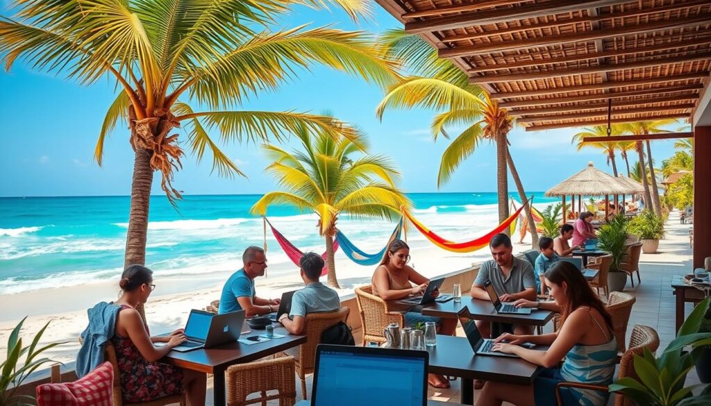 digital nomads playa del carmen