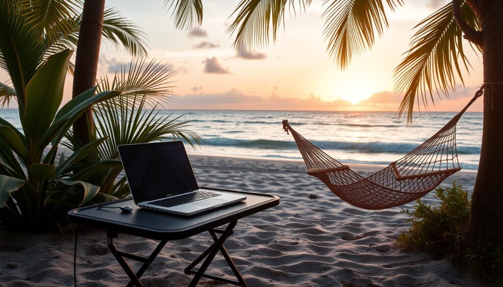 online business while traveling