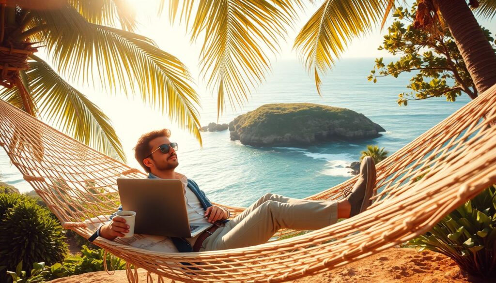 location-independent lifestyle