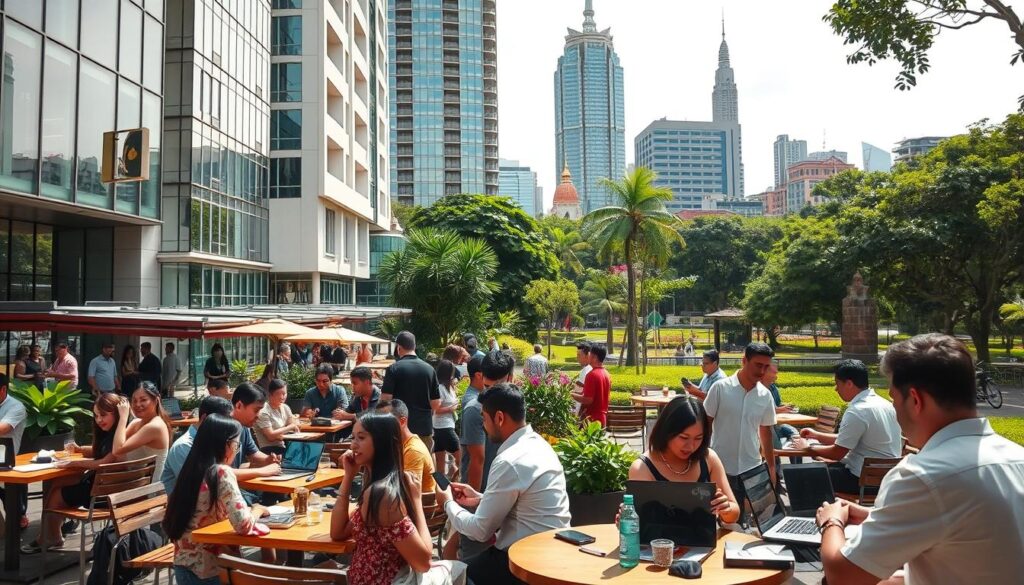 Bangkok digital nomad community in Sukhumvit