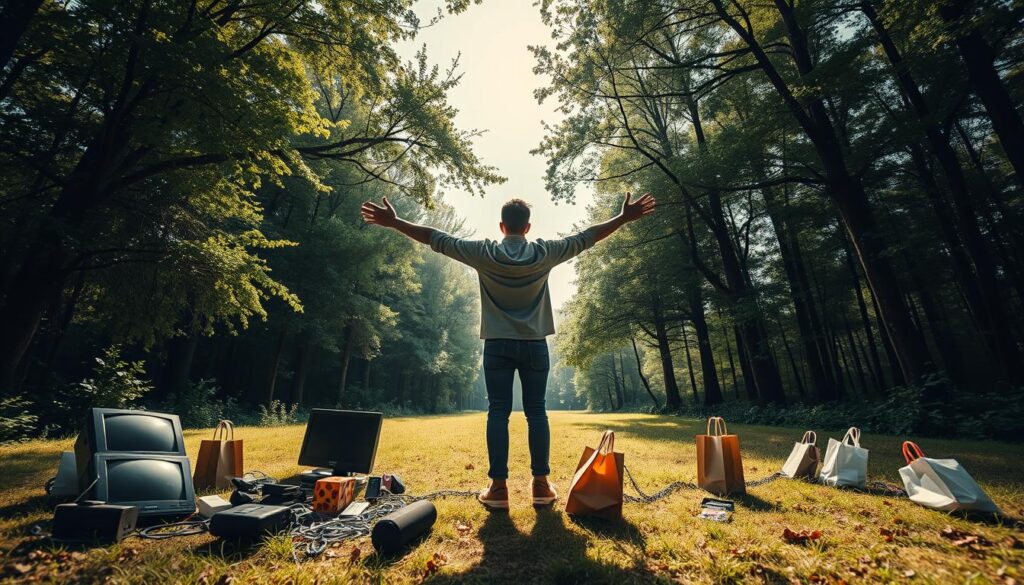 Breaking free from consumerism for location independence