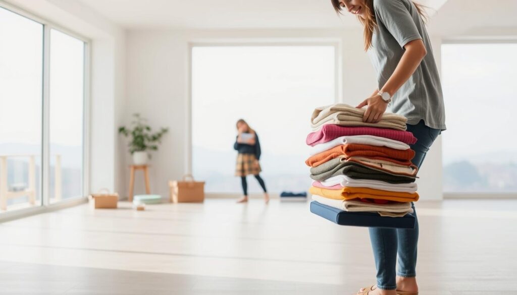 let go of materialism location independence