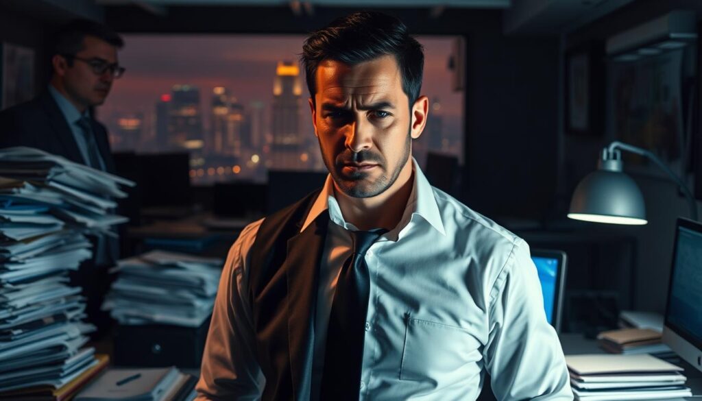 corporate burnout in men