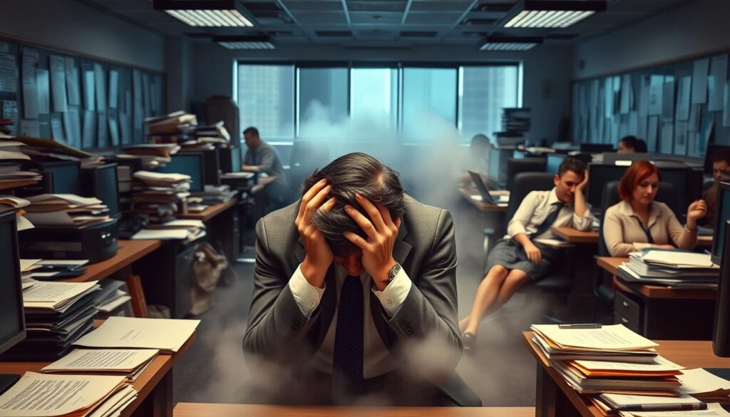 health risks of stressful corporate environment