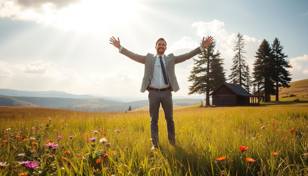 escape corporate rat race men