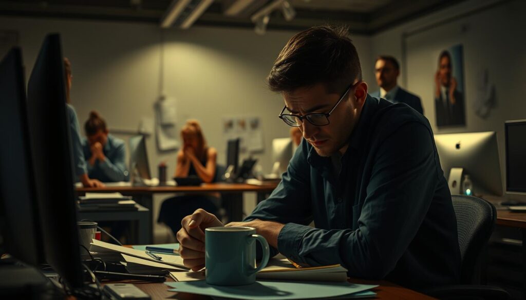 health risks of stressful corporate environment