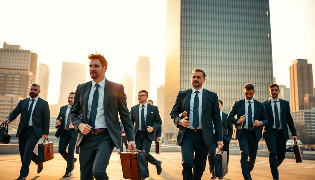 men leaving corporate jobs