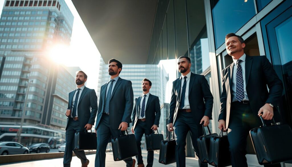 men quitting office jobs