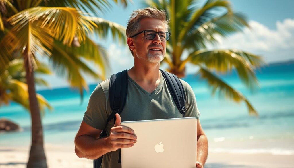 digital nomad men over 40