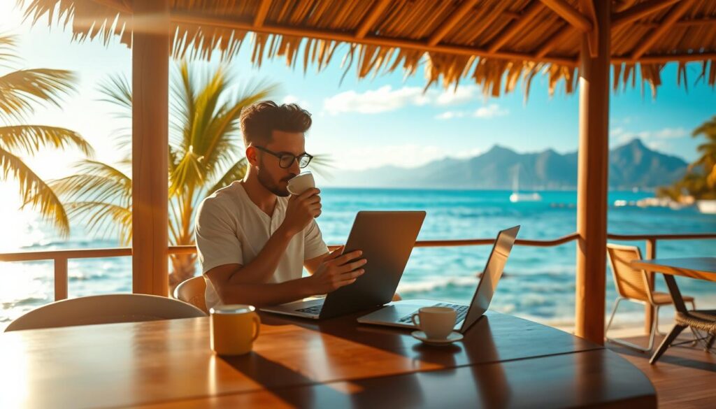 digital nomad men