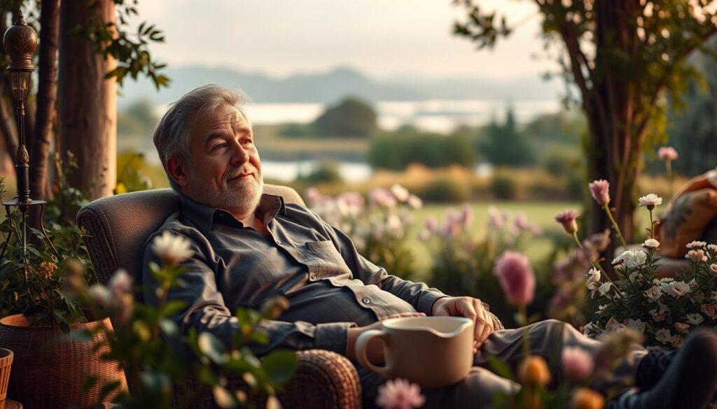 men's heart recovery from stress