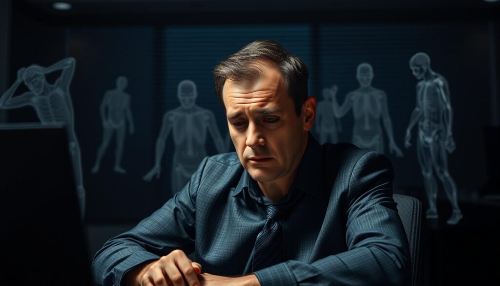 chronic stress in corporate men