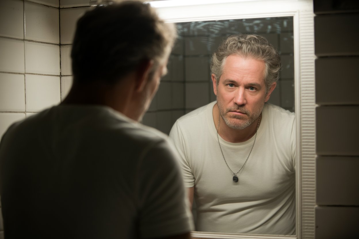 men over 40 lose confidence because of their appearance